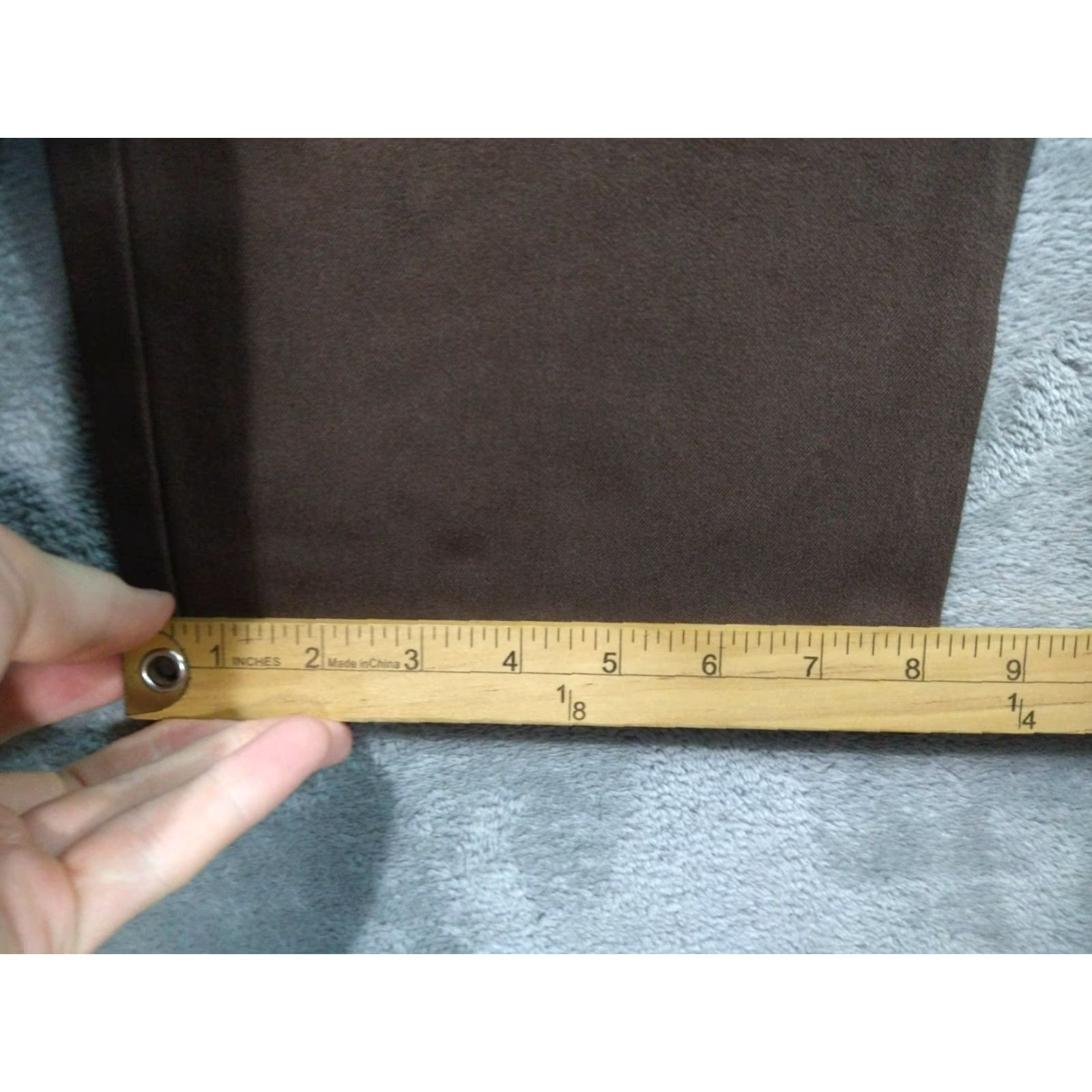 Ralph Lauren Ralph Lauren Pants Womens 12 Chino Straight Leg Flat Front High Rise Twill Brown Cotton 90s City Preppy Size 34" / US 12 / IT 48 - 6 Thumbnail