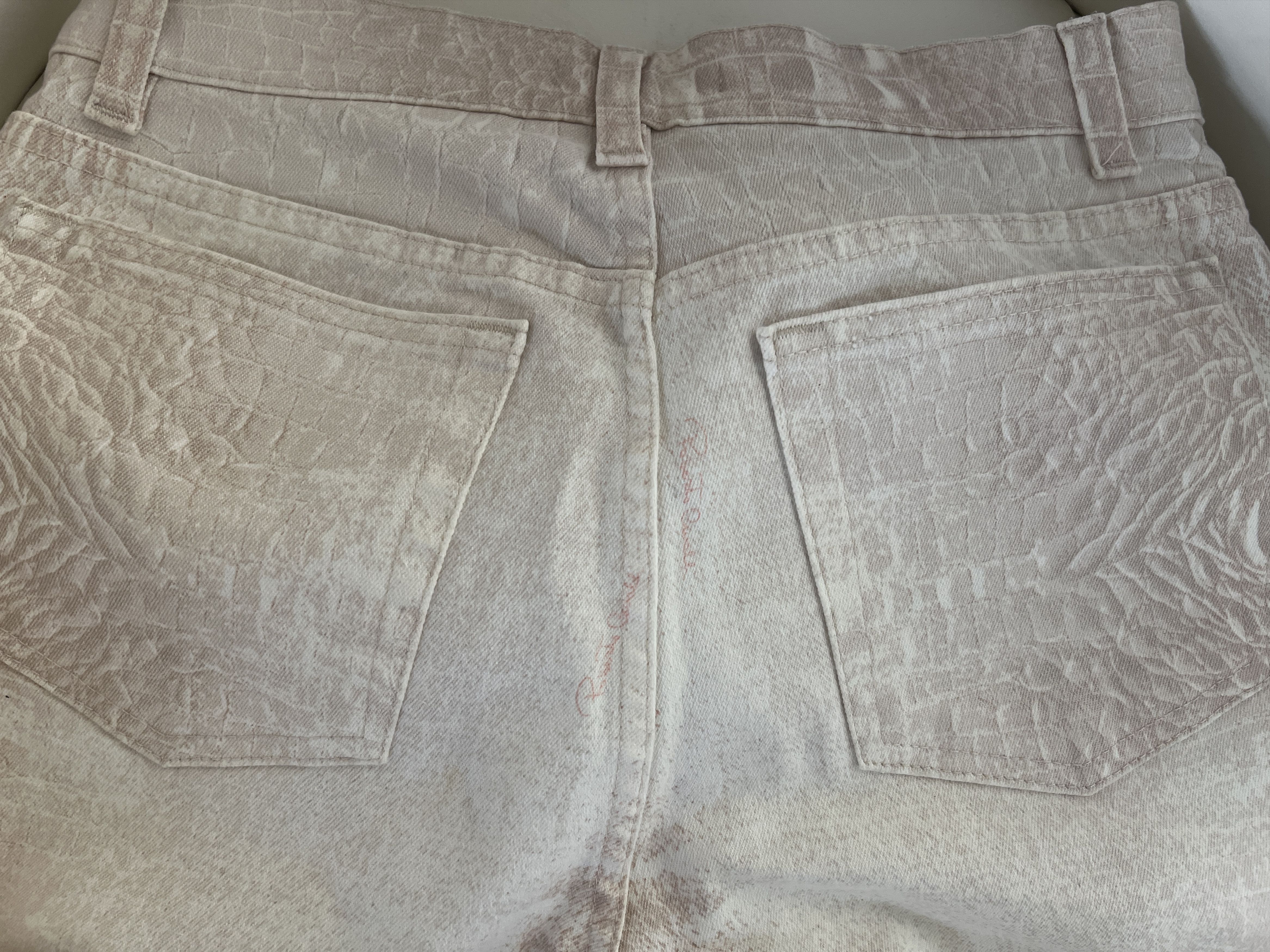 Roberto Cavalli Roberto Cavalli Crocodile Print Jeans Size 26" / US 2 / IT 38 - 5 Thumbnail