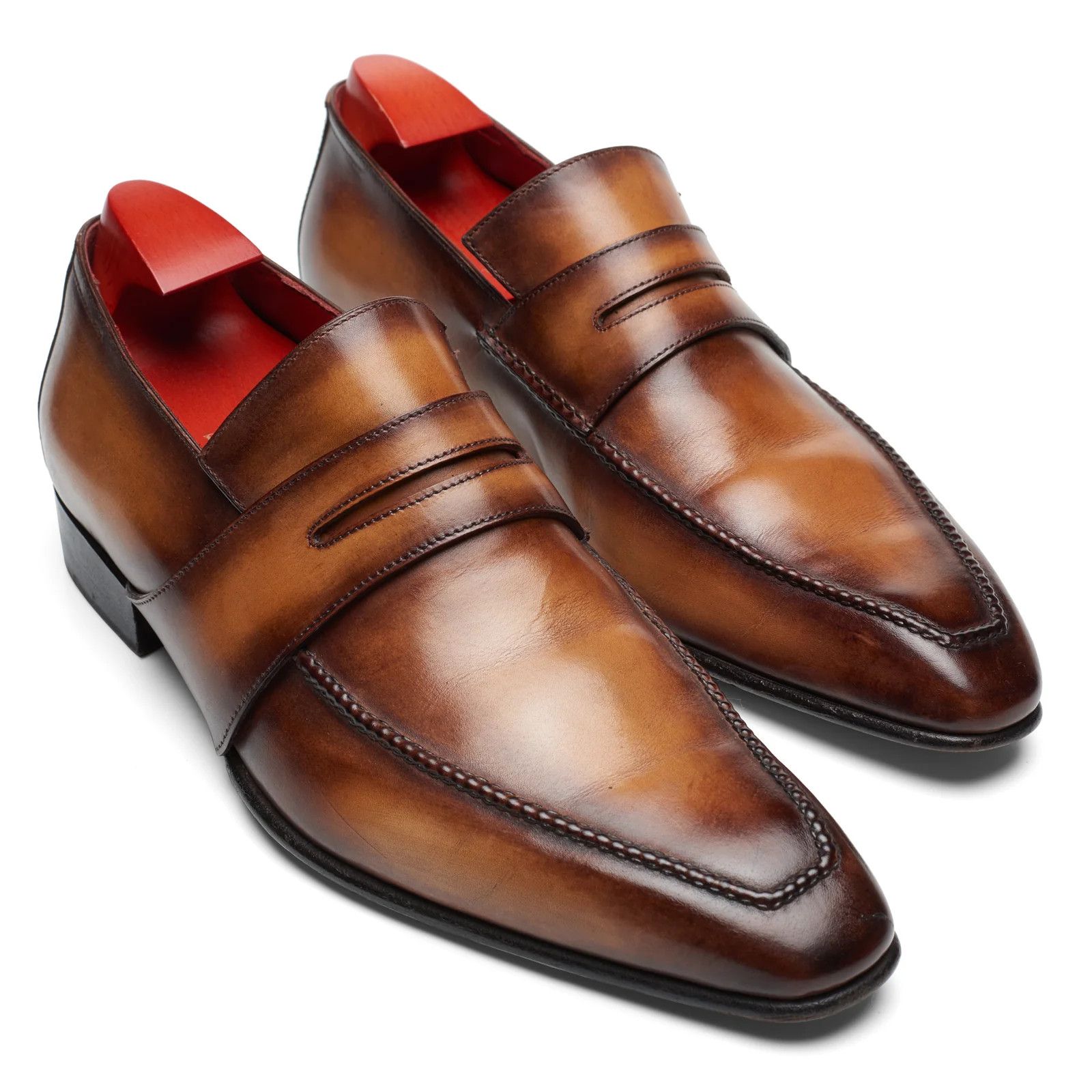 Berluti BERLUTI Art Andy Demesure Patina Venezia Leather Loafer Size US 8.5 / EU 41-42 - 4 Thumbnail