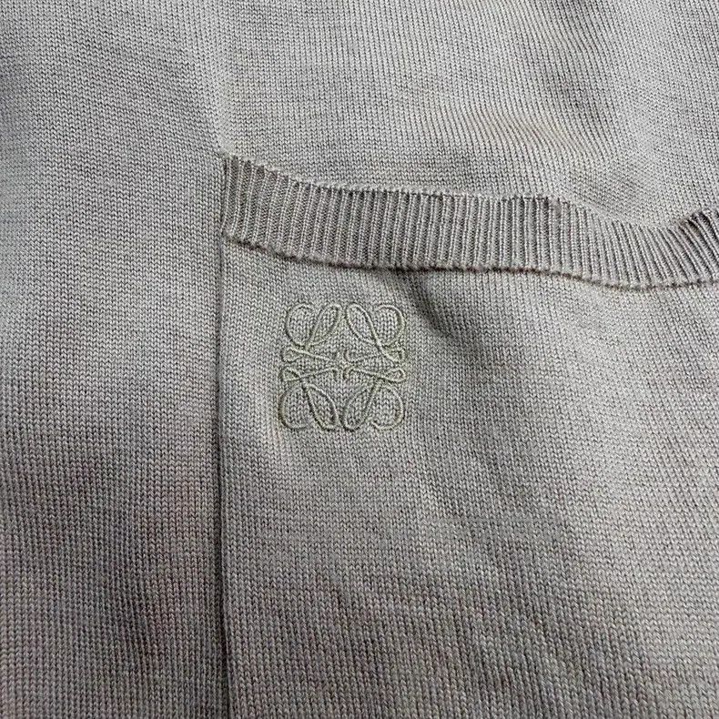 Loewe Loewe Camel color embroidered logo wool sweater Size US XS / EU 42 / 0 - 8 Thumbnail