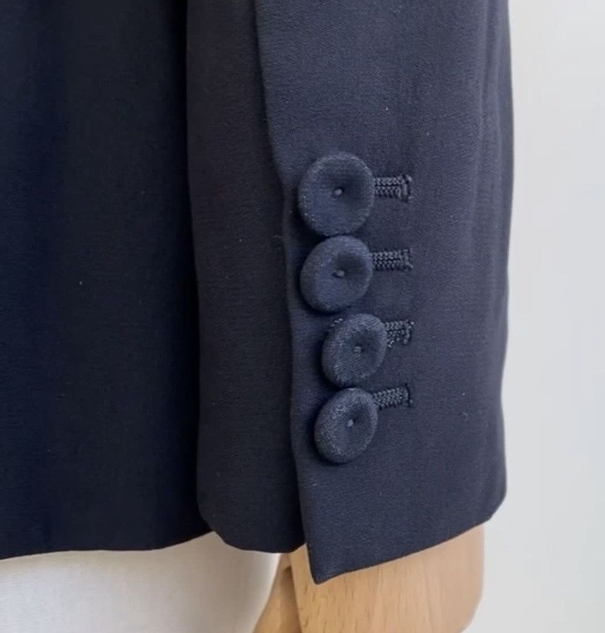 Alexander McQueen ALEXANDER MCQUEEN Fitted Black Blazer Black Fitted Blazer Size S / US 4 / IT 40 - 4 Thumbnail