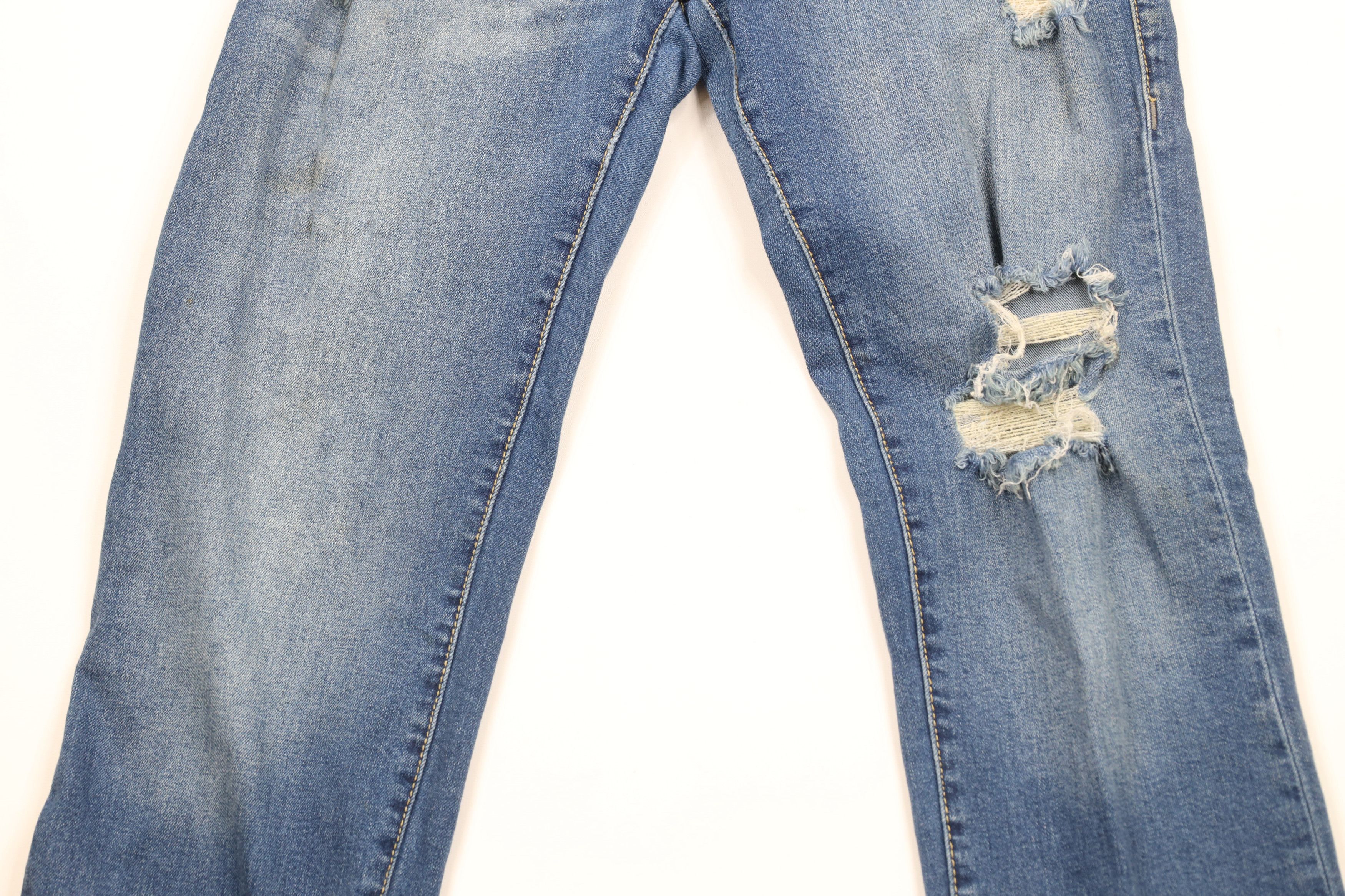 True Religion × Vintage True Religion Stretch Ricky Relaxed Straight Leg Jeans Size US 31 - 3 Thumbnail