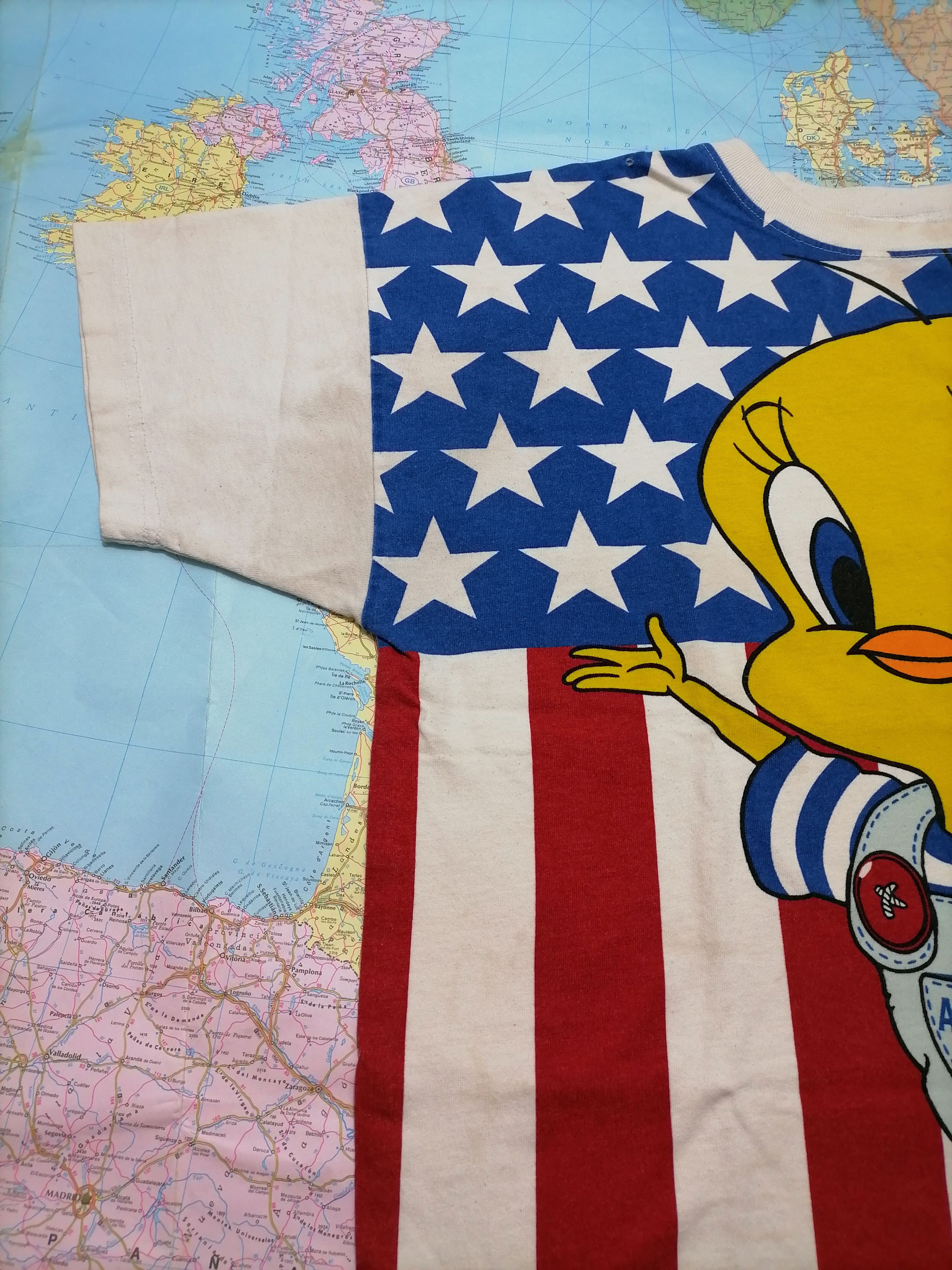 Warner Bros VintageTee Tweety Bird America , Size Large Size US L / EU 52-54 / 3 - 6 Thumbnail