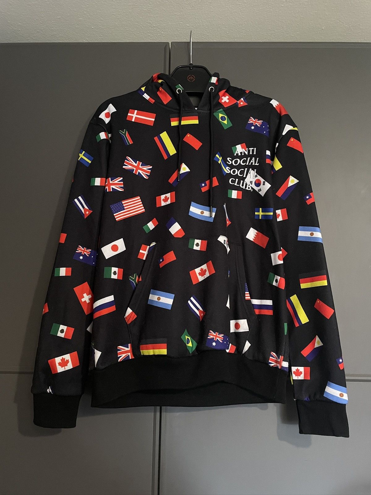 Anti Social Social Club Anti Social Social Club Orlando All Over Flag Hoodie Size US M / EU 48-50 / 2 - 2 Thumbnail