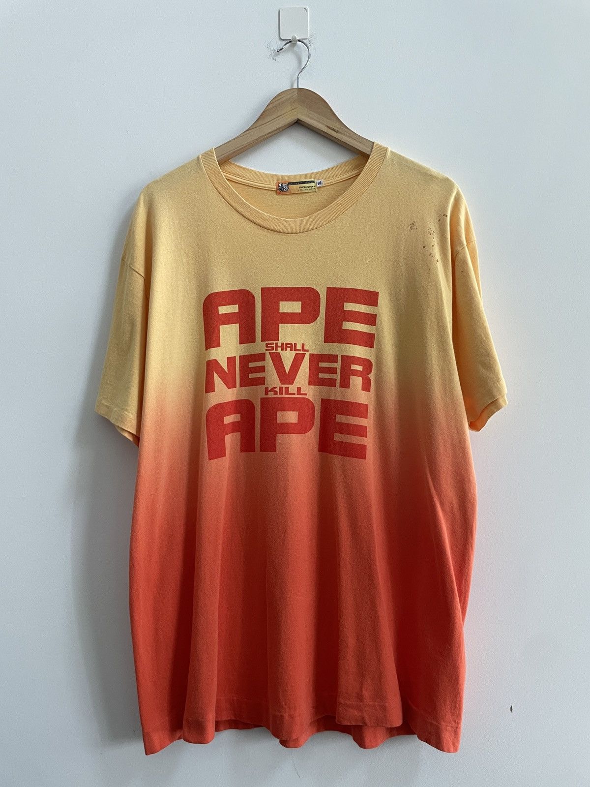 Bape × Vintage Vintage Bape T-Shirt Size US XL / EU 56 / 4 - 1 Thumbnail