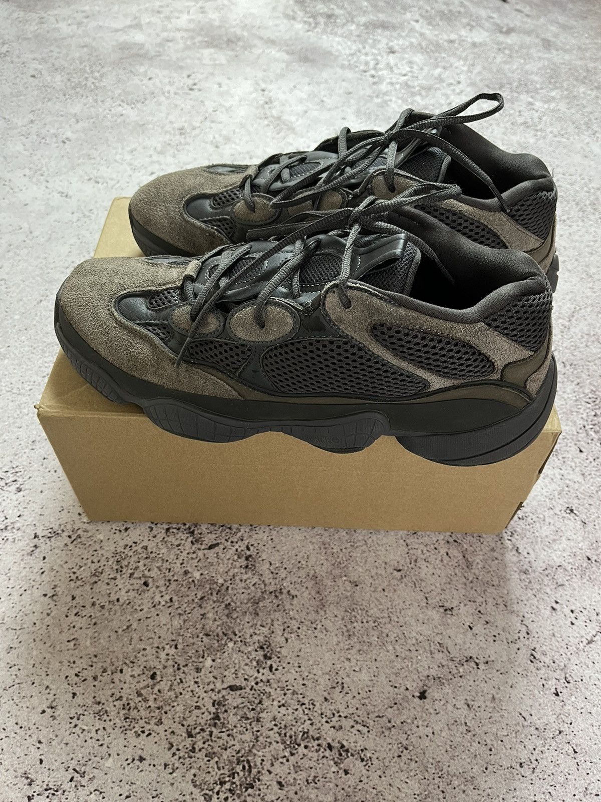 Adidas × Kanye West Adidas Yeezy 500 Utility Black Size US 13 / EU 46 - 2 Thumbnail