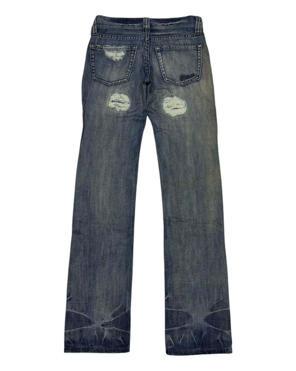 If Six Was Nine 🔥MURUA DISTRESSED DENIM HIGH RISE JEANS PUNK GOTHIC JEAN Size US 30 / EU 46 - 8 Thumbnail