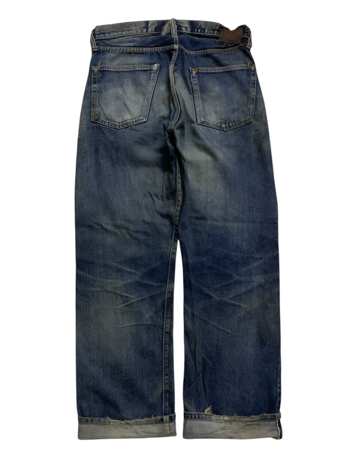 The Real McCoy's Vintage Selvedge Japan Distressed Denim Size US 31 - 3 Thumbnail