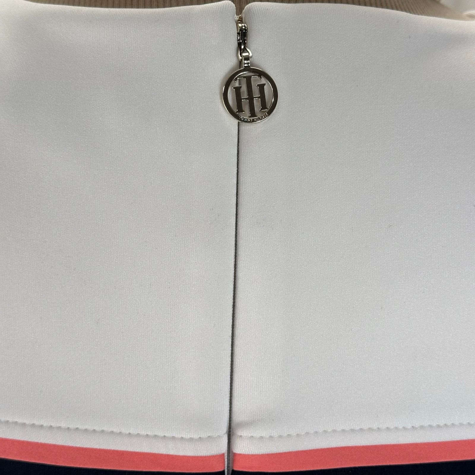 Tommy Hilfiger Tommy Hilfiger Navy White Coral Sheath Dress Size 14 Size XL / US 12-14 / IT 48-50 - 5 Thumbnail