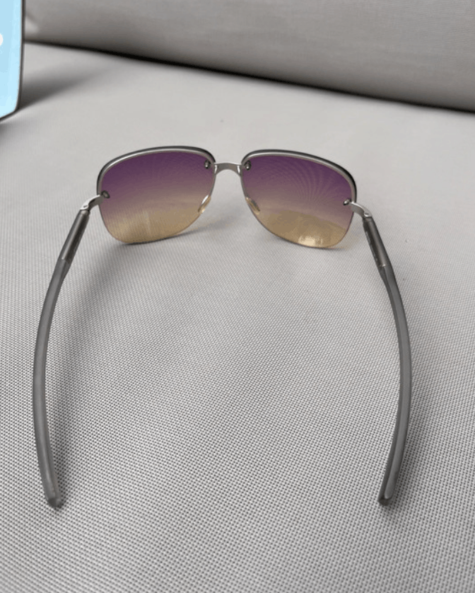 Prada PRADA Sunglasses Flame 2004 Star Mask Fire Chrome Silver Size ONE SIZE - 4 Thumbnail