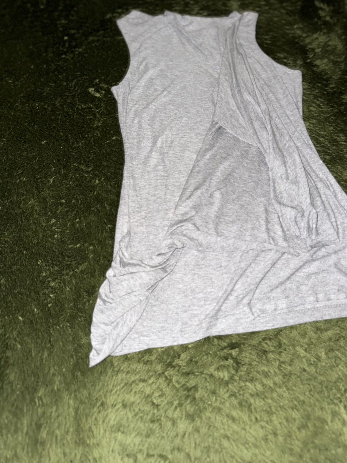 MM6 [S] MM6 Maison Margiela Sleeveless Draped Top Melange Grey Size S / US 4 / IT 40 - 8 Thumbnail