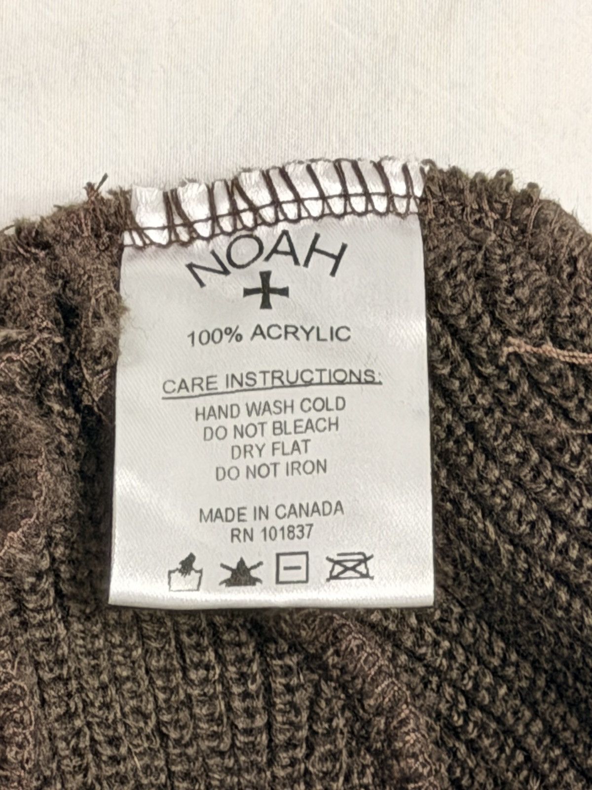 Noah 2020 Noah Core Logo Beanie Brown Size ONE SIZE - 2 Thumbnail