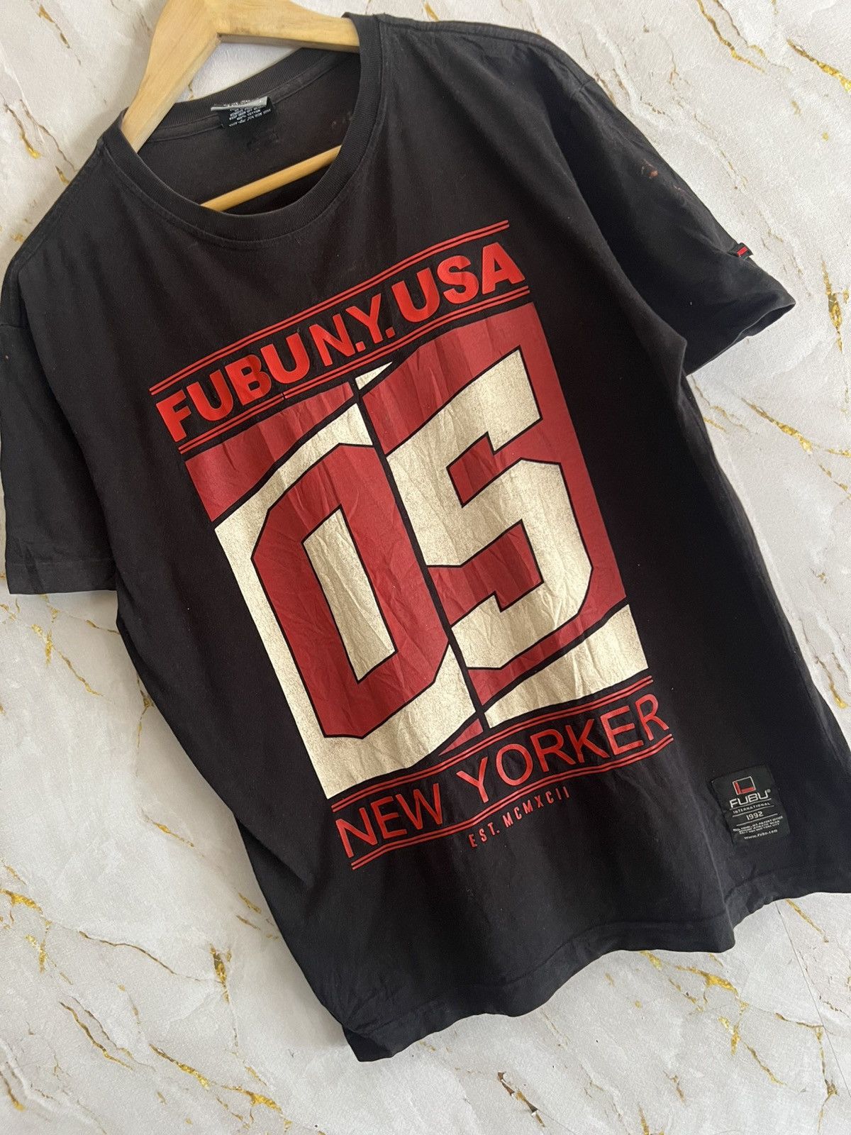 Fubu Vintage FUBU T-Shirt – Y2K Hip-Hop Streetwear Classic Size US L / EU 52-54 / 3 - 3 Thumbnail