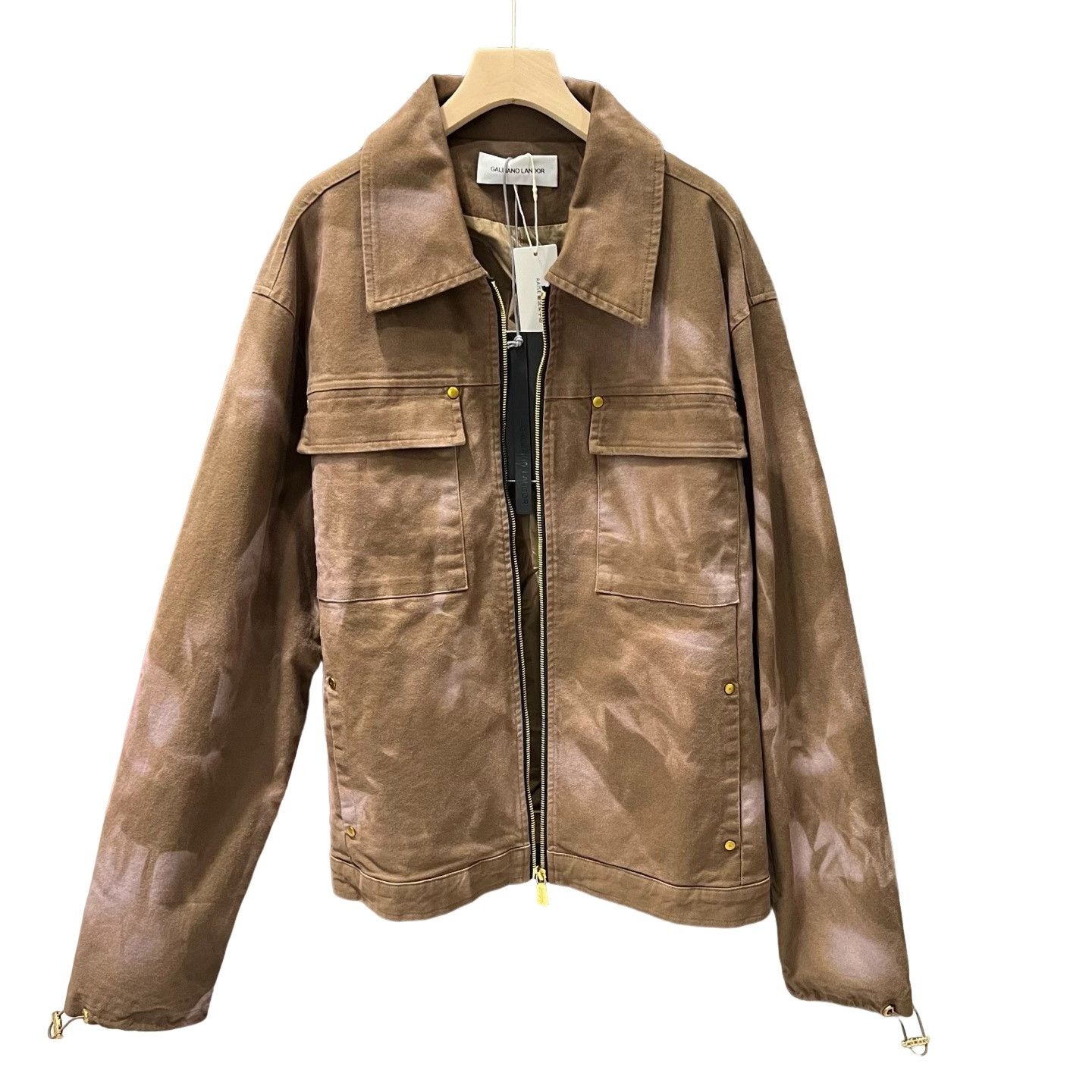 John Galliano Galliano Landor Water Wave Workwear Jacket Size L Size US L / EU 52-54 / 3 - 1 Thumbnail