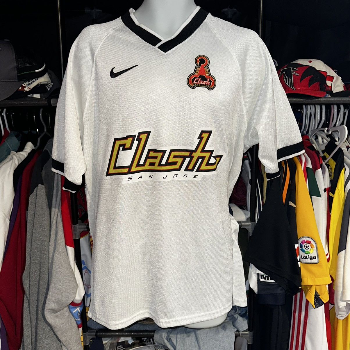 Nike Rare 1997 San Jose Clash Nike pre-match warmup top Size US M / EU 48-50 / 2 - 1 Thumbnail
