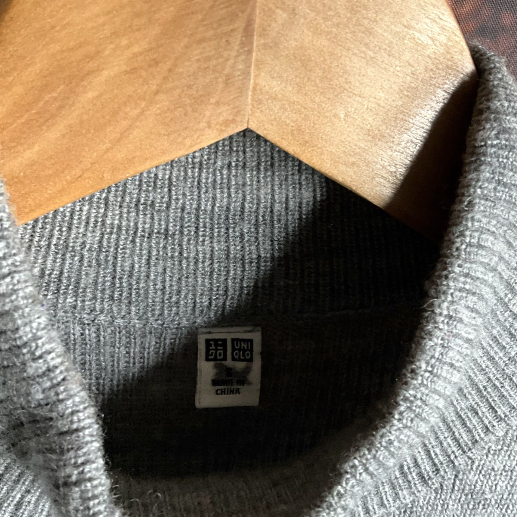 Uniqlo Uniqlo Women's Wool Blend Fitted Sweater Dress Small Gray Size S / US 4 / IT 40 - 2 Thumbnail