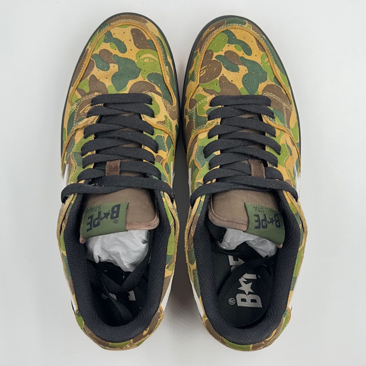 Bape A Bathing Ape Bape SK8STA ABC Camo Green 2022 Size US 9 / EU 42 - 8 Thumbnail