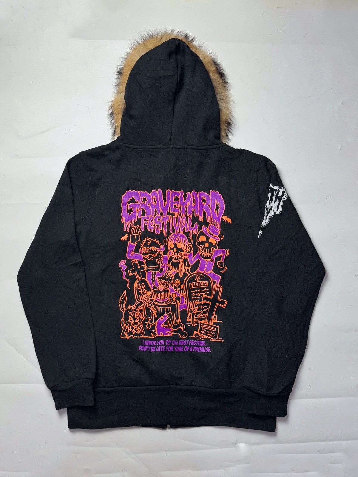 If Six Was Nine STUDDED PUNK FUR HOODIE SEXPOTREVENGE ROCK GOTHICH STYLE Size US M / EU 48-50 / 2 - 2 Thumbnail