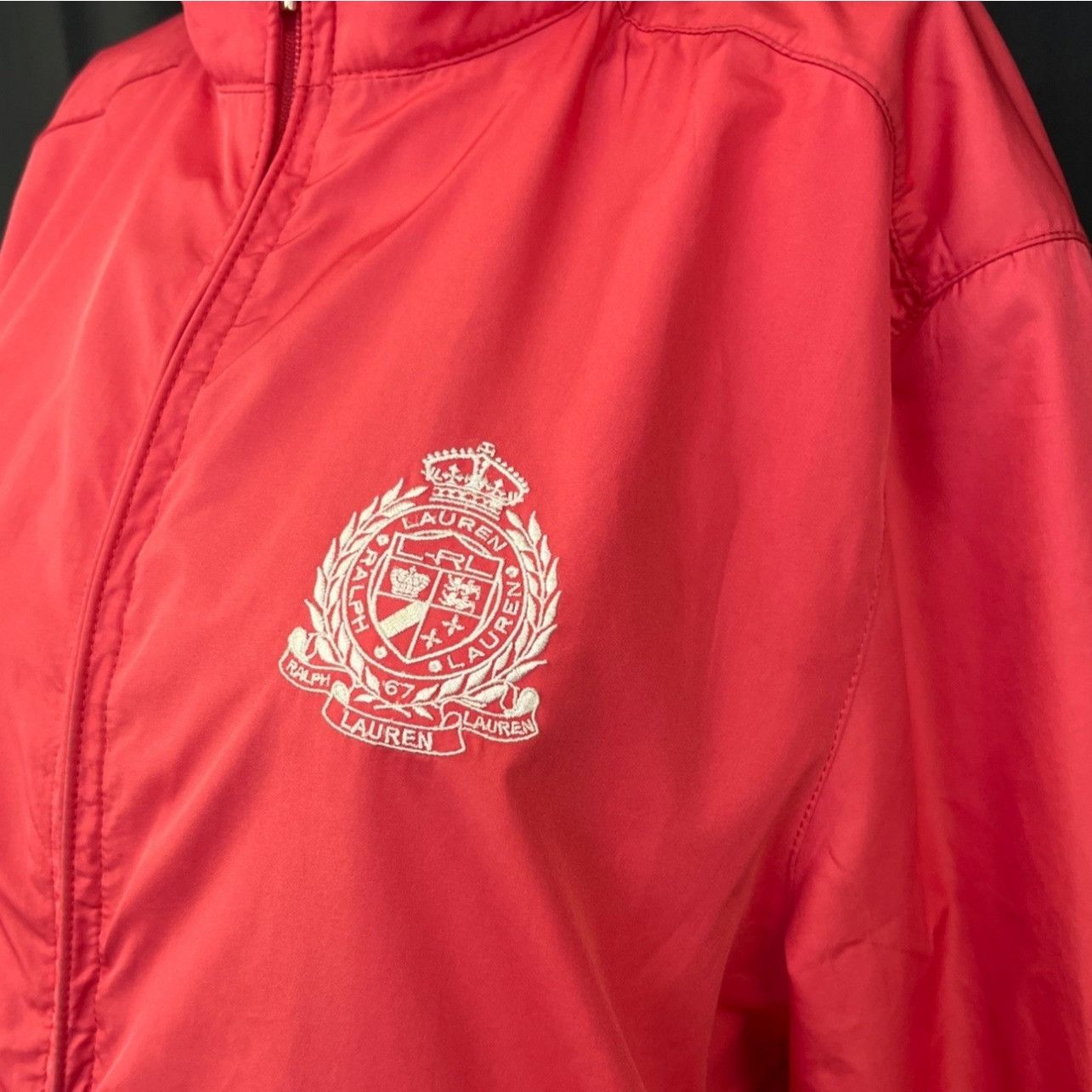 Ralph Lauren L-RL Ralph Lauren Active Women's Pink Jacket/Windbreaker Sz Size L / US 10 / IT 46 - 2 Thumbnail