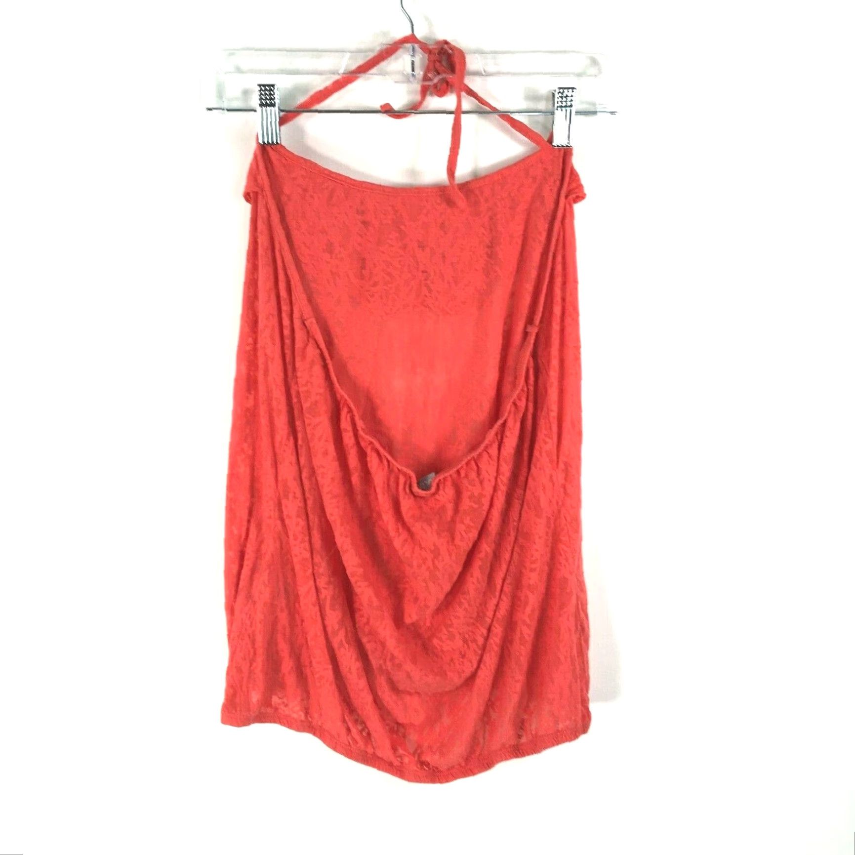 Vintage VINTAGE Vanity Halter Tank Top Women Casual XL Orange Boho Sleeveless Regular Size XL / US 12-14 / IT 48-50 - 2 Thumbnail