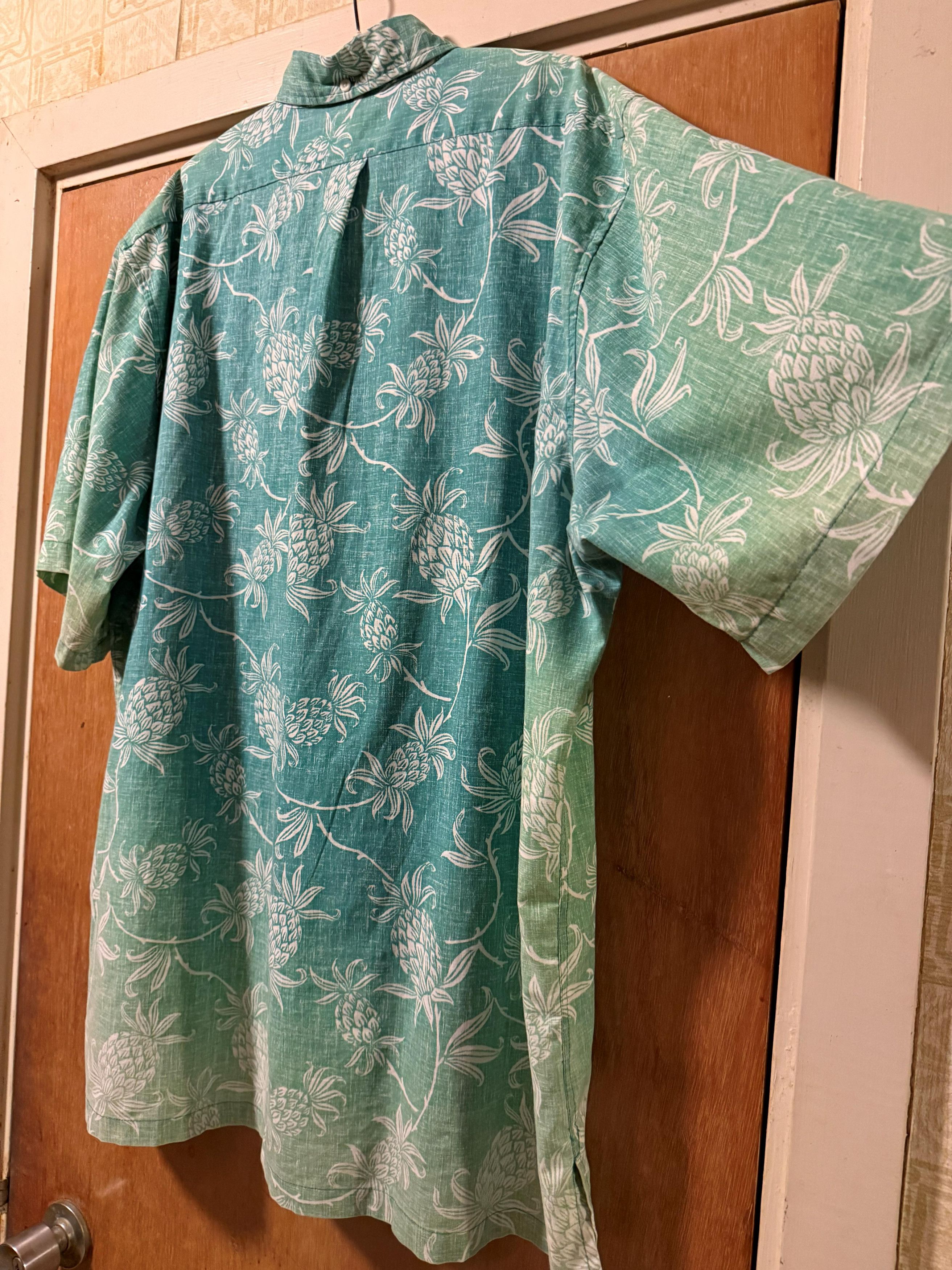 Reyn Spooner Reyn Spooner Sun Faded Ombre Pineapple Hawaiian Shirt 3XL Size US XXL / EU 58 / 5 - 8 Thumbnail