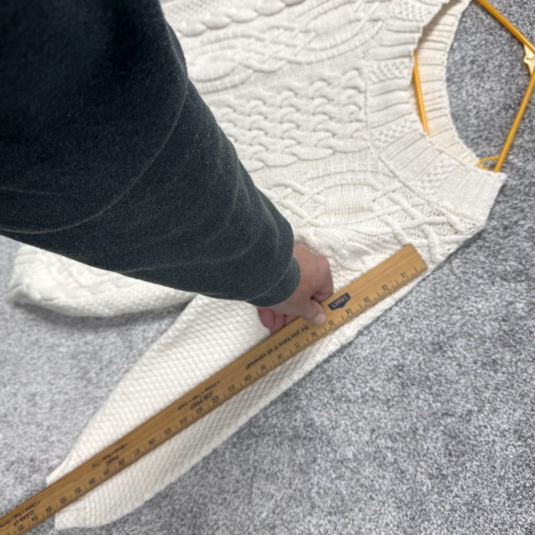 Vintage VINTAGE Cargo Sweater Men Small White Cable-Knit 100% Cotton Crew Neck Pullover Aran Fisherman Classic Size US S / EU 44-46 / 1 - 3 Thumbnail