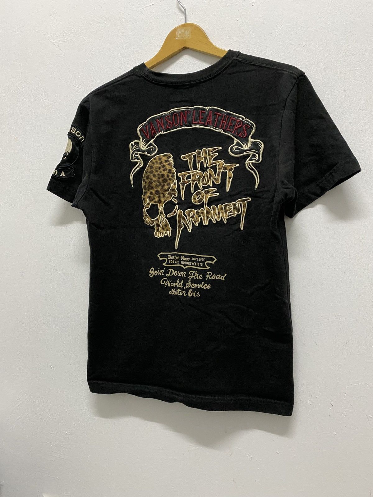 Vanson Leathers Vanson Leather x T.F.O.A Skull Motocycle Shirt Size US M / EU 48-50 / 2 - 1 Thumbnail