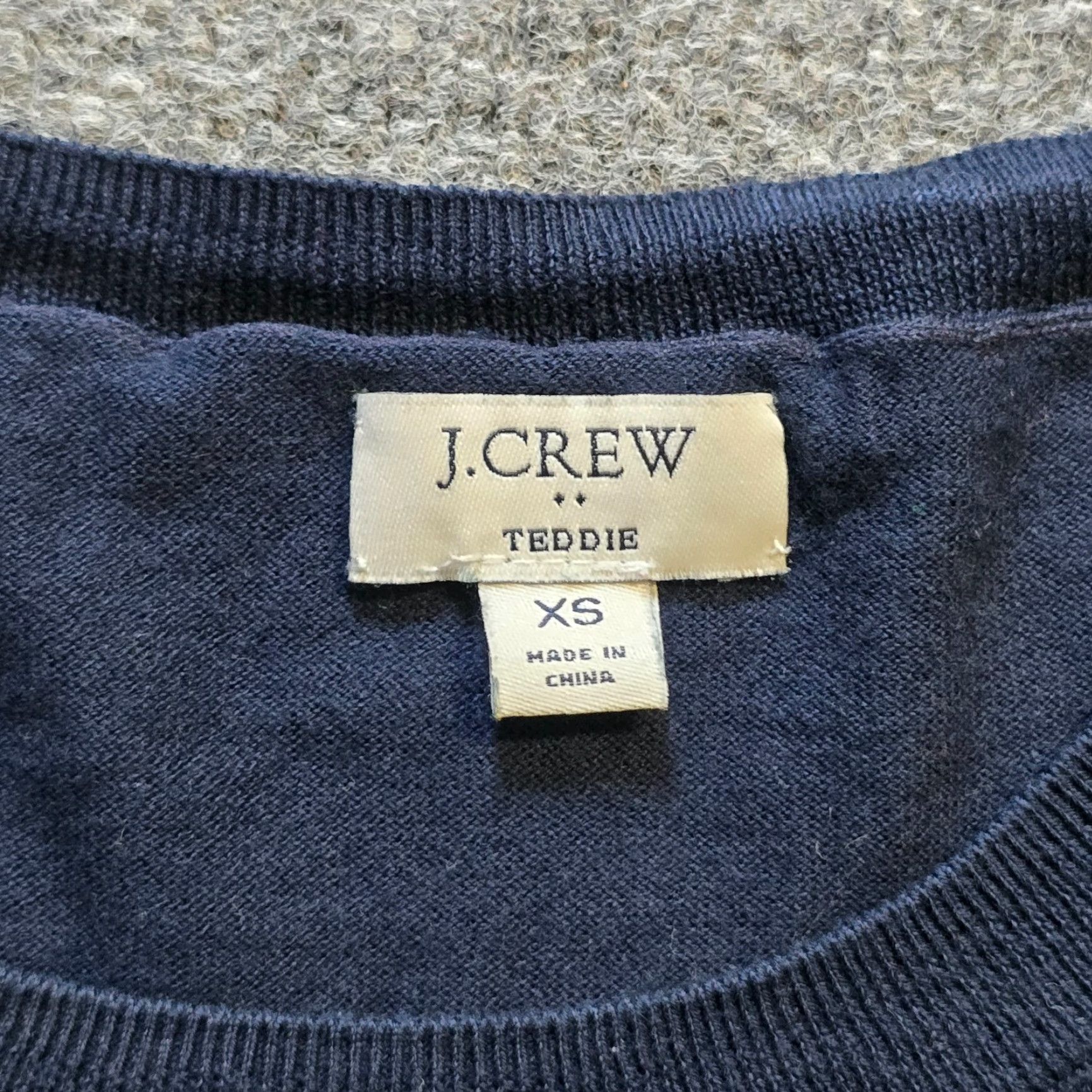 J.Crew J.CREW Sweater Womens XS Blue Green Rugby Stripe Knit Long Sleeve Preppy Crew Neck Pullover Lightweight Casual Regular Knit Fall Winter Spring Size XS / US 0-2 / IT 36-38 - 4 Thumbnail