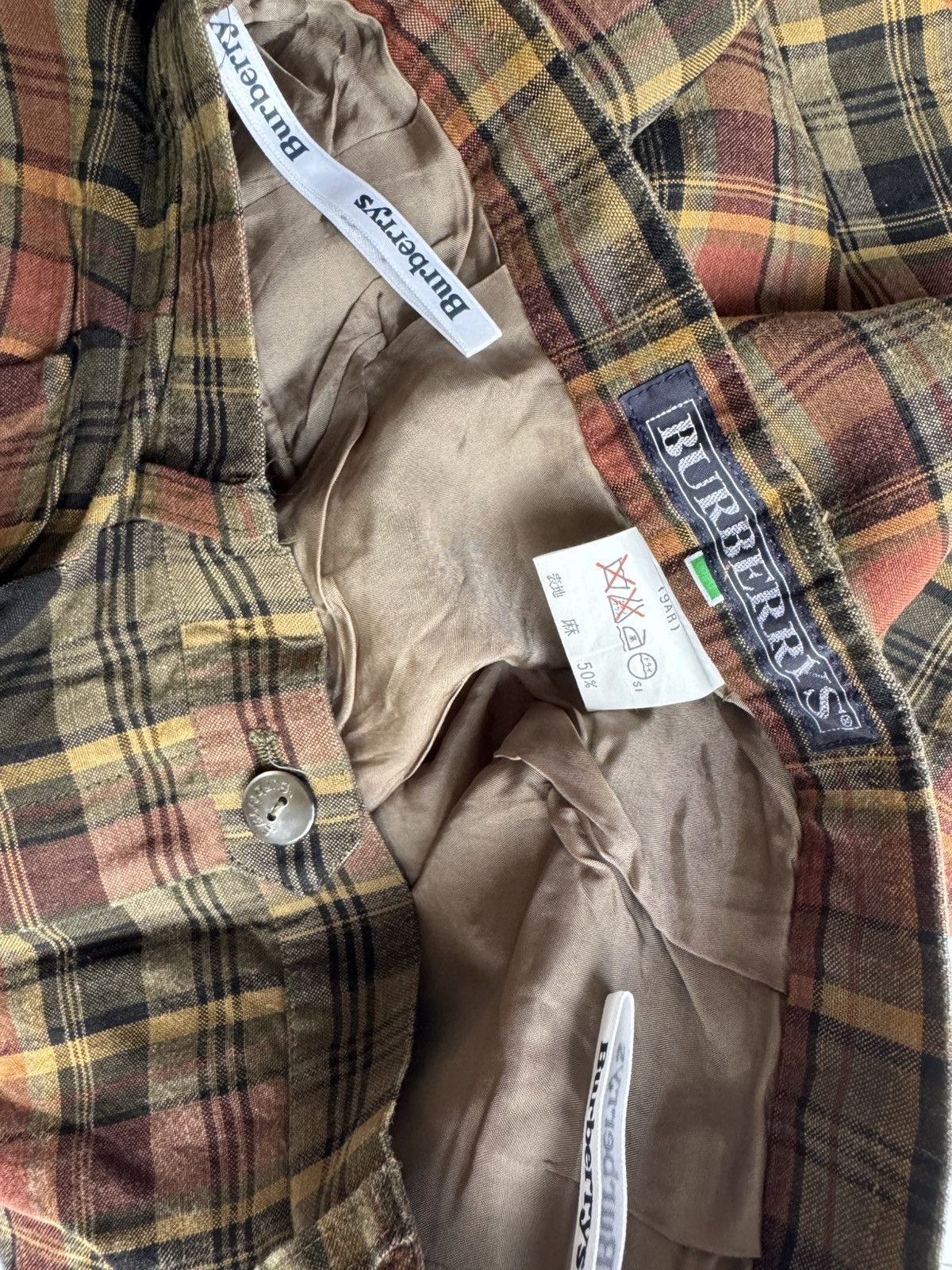 VERY RARE VINTAGE PANTS SHORT BURBERRY NOVA CHECK