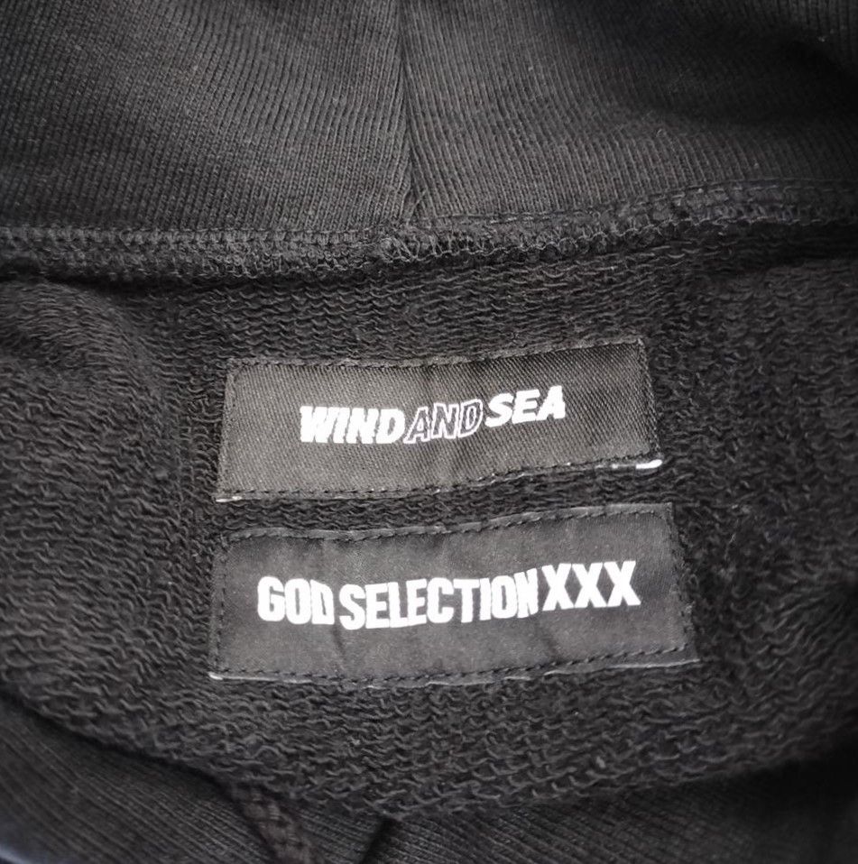 Japanese Brand WIND AND SEA x GOD SELECTION XXX - HOODIE BLACK SMALL Size US S / EU 44-46 / 1 - 9 Thumbnail
