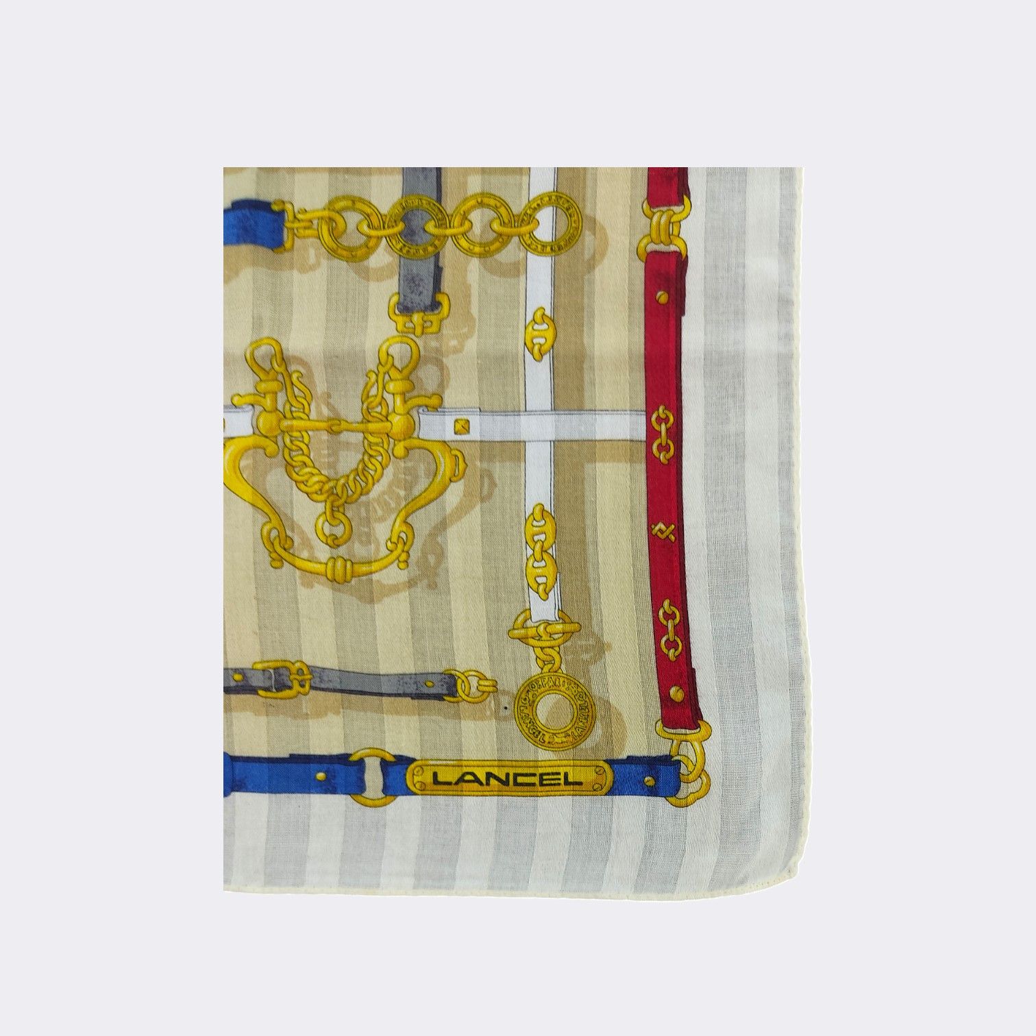 Lancel Vintage Lancel Handkerchief Neckerchief Bandana H020F Size ONE SIZE - 3 Thumbnail