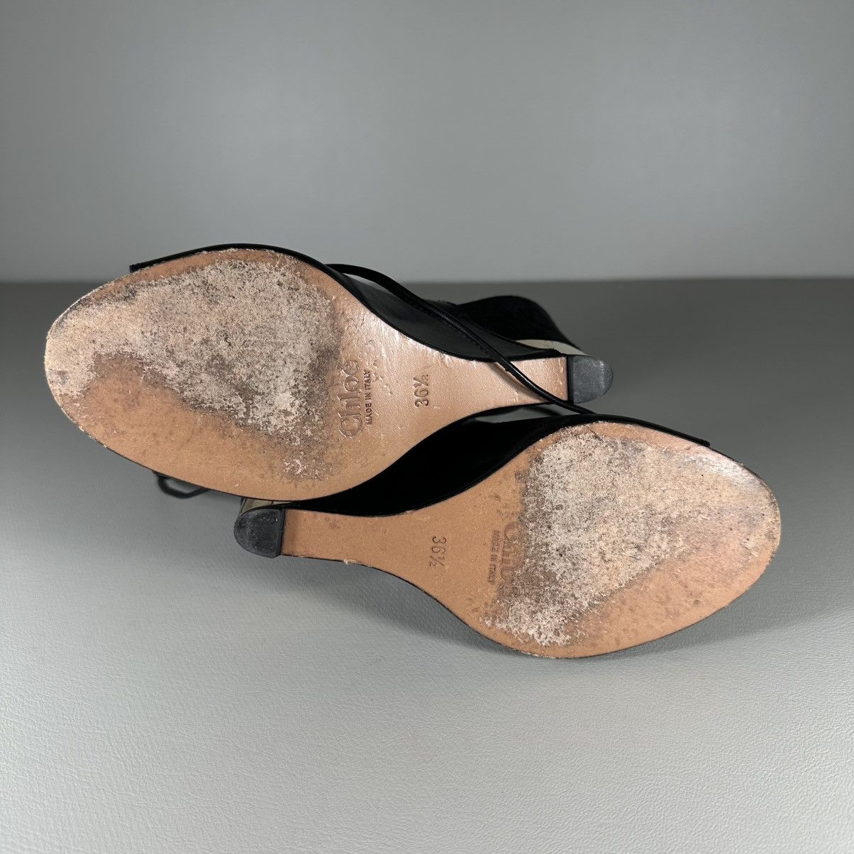Chloe Chloe Leather Eliza Gladiator Wedge Sandals Size US 6.5 / IT 36.5 - 8 Thumbnail