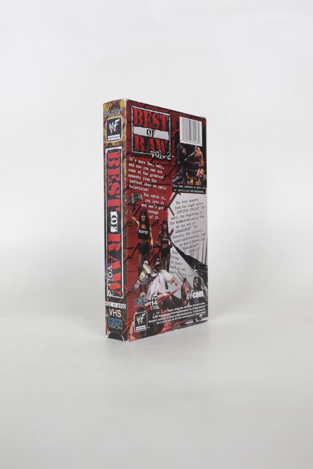 WWF 01' WWF Best of RAW Vol.2 VHS Tape Size ONE SIZE - 2 Thumbnail