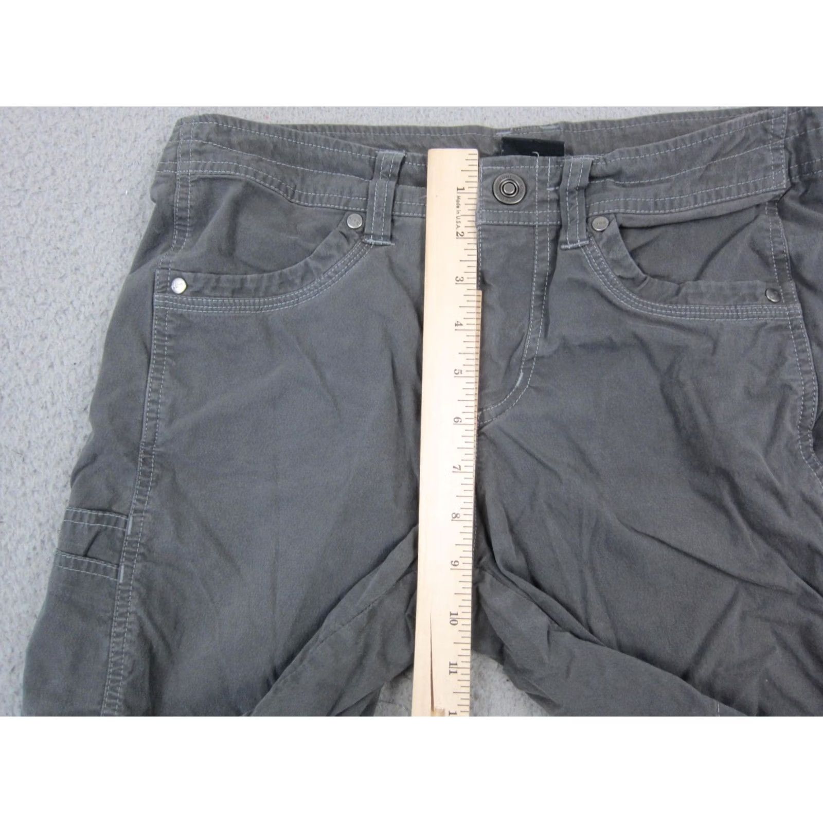 Vintage Kuhl Shorts Womens Size 6 Gray Cargo Outdoor Stretch Hiking Ladies Camping Size 28" / US 6 / IT 42 - 7 Thumbnail
