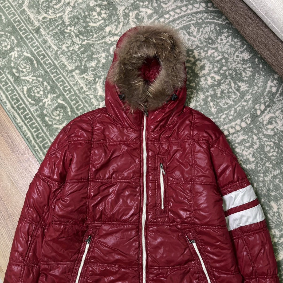 If Six Was Nine × Japanese Brand × Le Grande Bleu (L.G.B.) NOTA BENE Fur jacket down puffer IfSixWasNine LGB Style Size US L / EU 52-54 / 3 - 8 Thumbnail