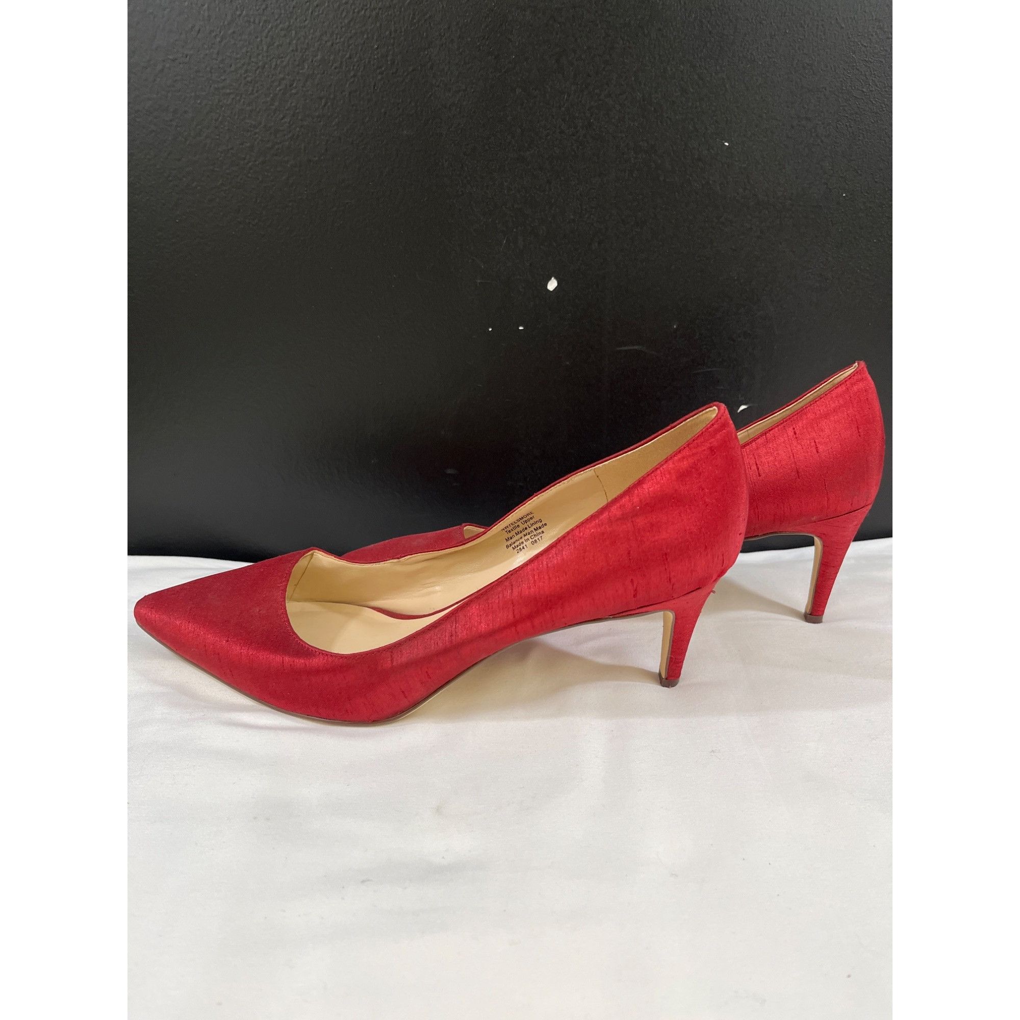 Nine West Nine West Elsmore Women's Red Shoes/Heels Size 10M SKU 5768 Size US 10 / IT 40 - 4 Thumbnail