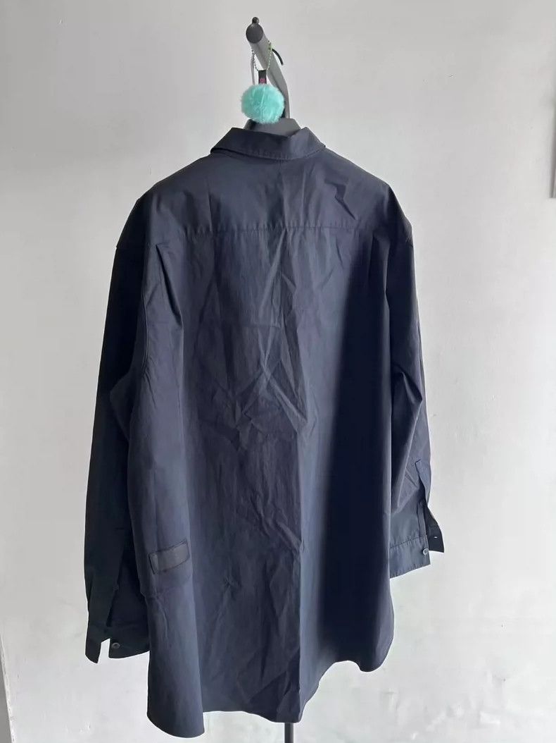 Y-3 Y-3 Multi Pocket Solid Single Breasted Long Sleeve Blouse Size US XL / EU 56 / 4 - 2 Thumbnail