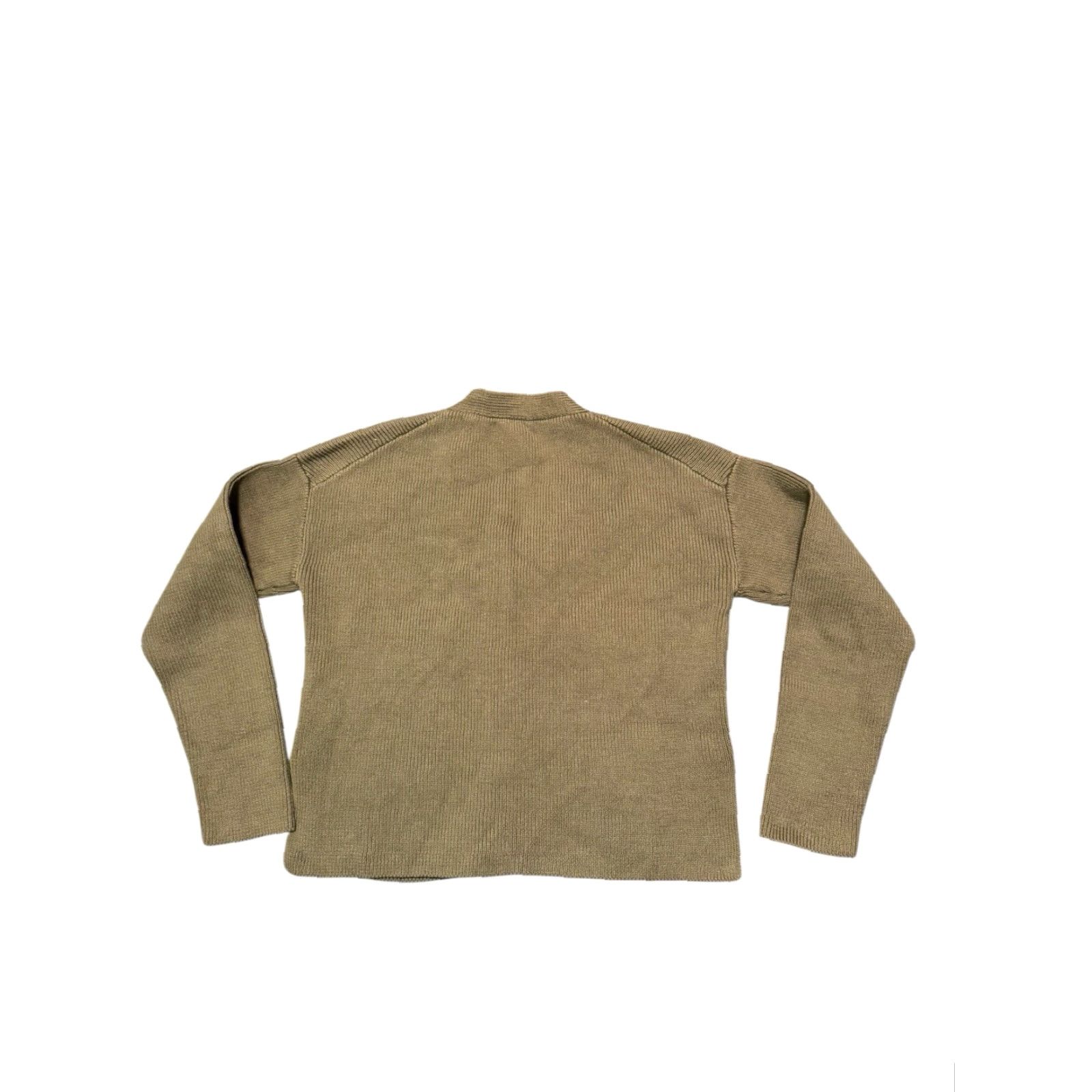 Alex Mill Alex Mill Greene St Cardigan Womens S Olive Green 100% Cotton 4 Pocket Knit Sweater Cardigan Size S / US 4 / IT 40 - 7 Thumbnail
