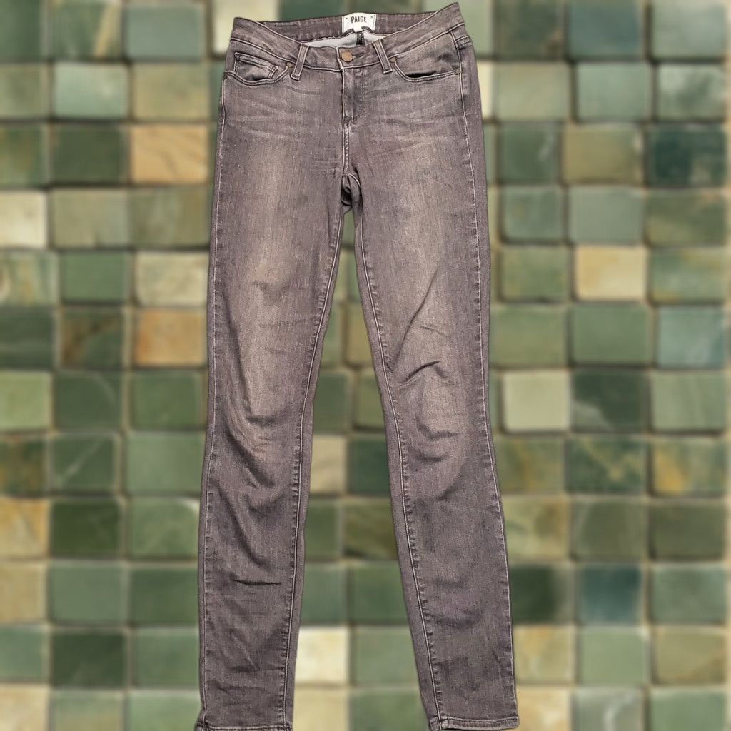 Paige Paige Jeans Womens 26 Gray Verdugo Ultra Skinny Stretch Casual Pants Jeans Women 26 Gray Verdugo Skinny Stretch 5-Pocket Denim Mens? Size 26" / US 2 / IT 38 - 1 Thumbnail