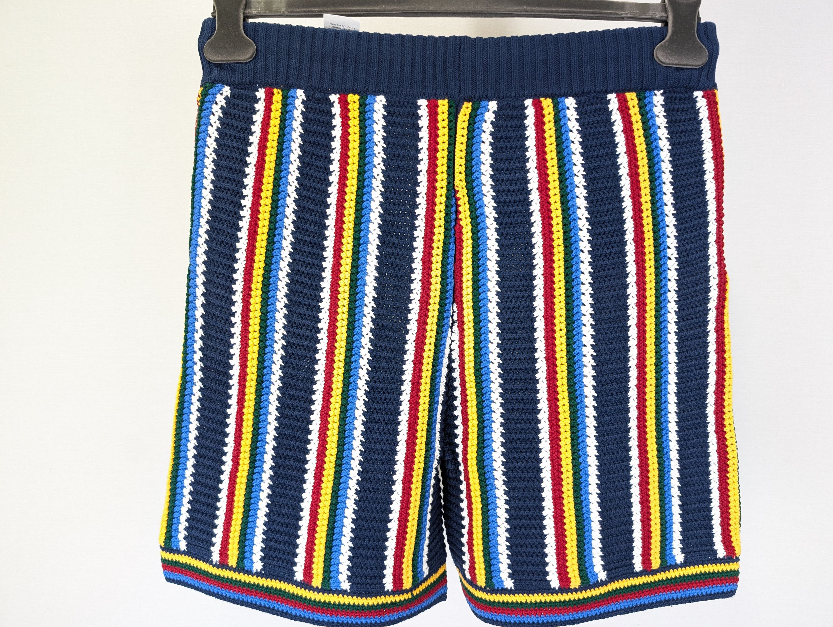 Casablanca o1rshd1 DUP / Cotton Crochet Shorts in Navy Size US 30 / EU 46 - 10 Thumbnail