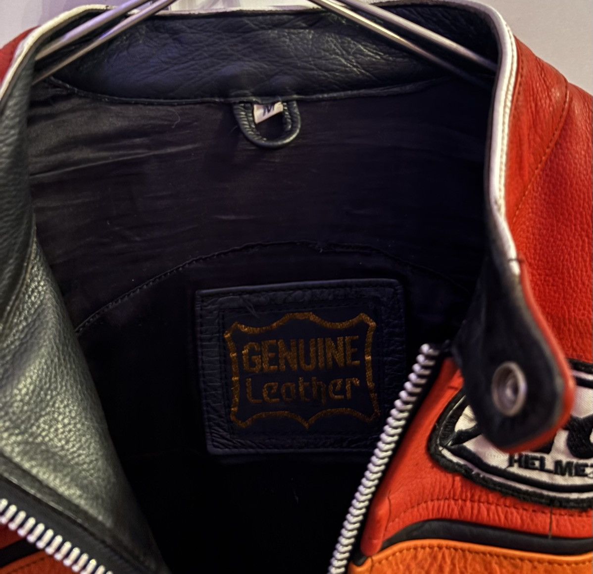 Vintage 90s Lucky Strike Leather Jacket Alpinestars