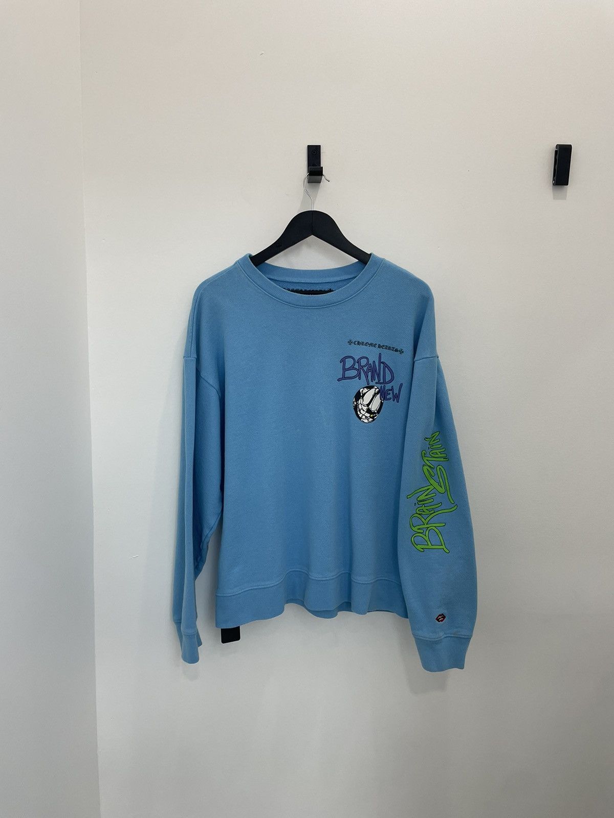 Chrome Hearts Chrome Hearts Matty Boy Brain New Crewneck Sweatshirt Size US XL / EU 56 / 4 - 1 Thumbnail