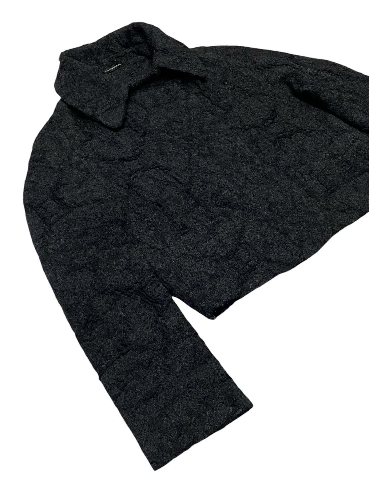 Yohji Yamamoto Yohji Yamamoto Y,s Embossed Pattern Wool Jacket Size M / US 6-8 / IT 42-44 - 16 Thumbnail