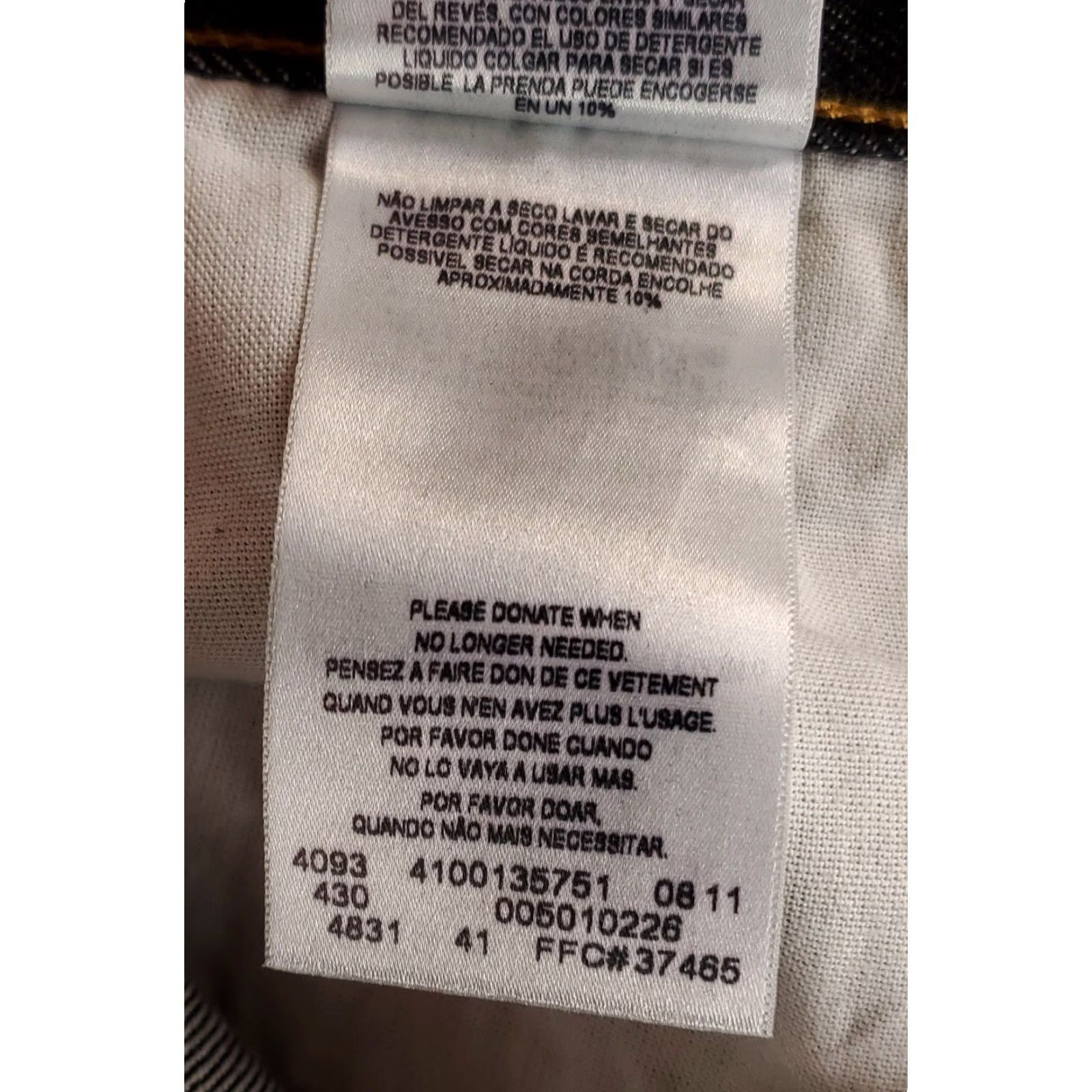 Levi's Levi's 501 XX Jeans Black Mens 34x32 34x31 Actual Straight Jeans Men Size 34 Inseam 31 Black Mens Size US 34 / EU 50 - 5 Thumbnail