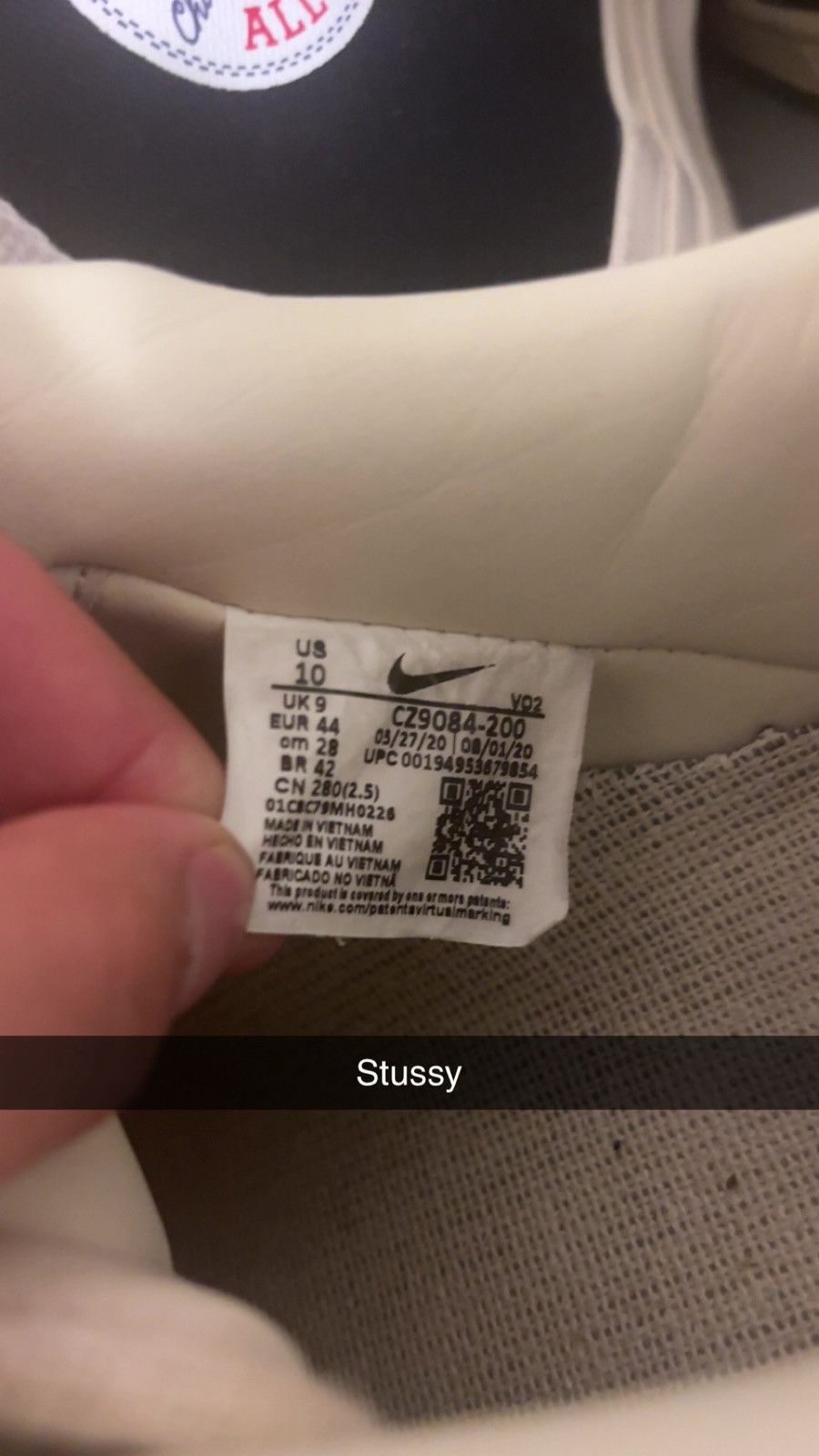 Stussy Stussy air force 1 fossil Size US 10 / EU 43 - 7 Thumbnail