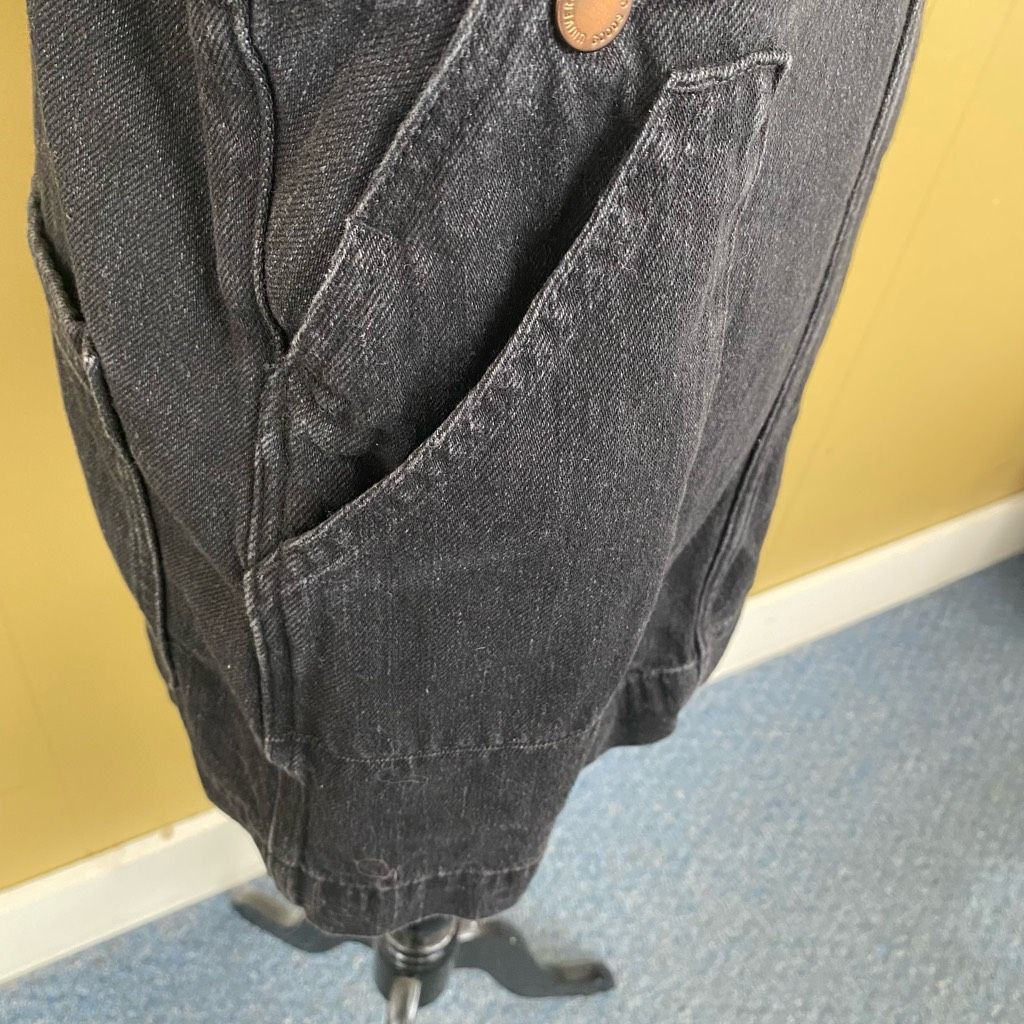 Other Universal thread women XS overall Jean skirt black Size 26" / US 2 / IT 38 - 2 Thumbnail