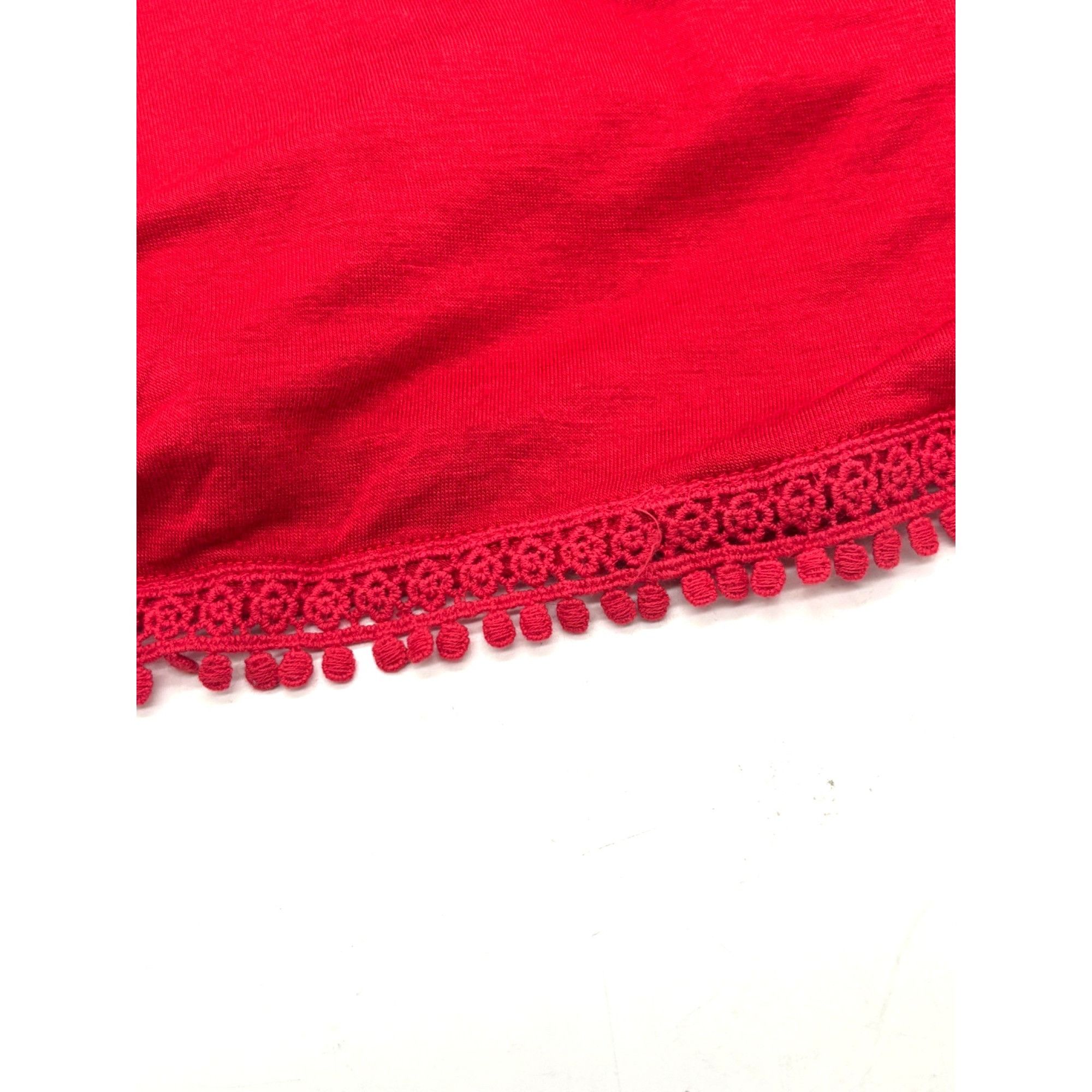 Other Belle Du Jour Juniors' Flutter Sleeve Peasant Top, Pomegran Size S / US 4 / IT 40 - 9 Thumbnail