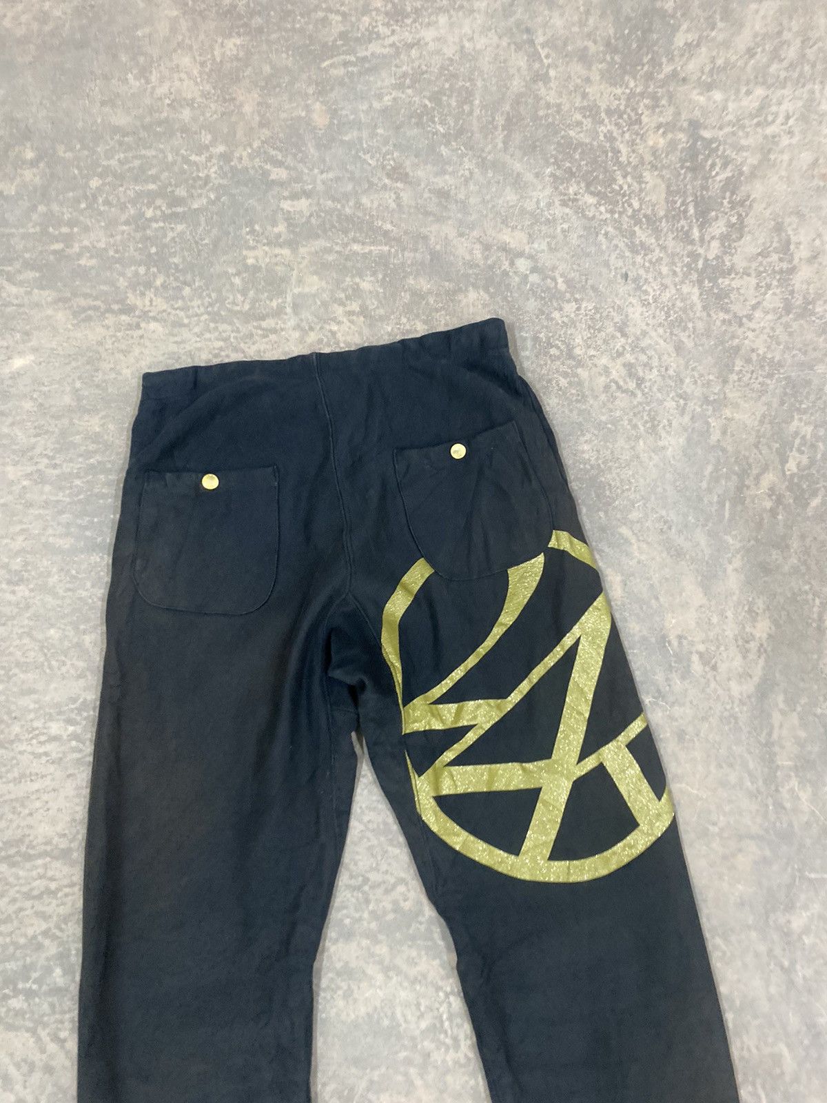Hysteric Glamour × Japanese Brand × Le Grande Bleu (L.G.B.) FADED CHAMPION X 24KARATS SWEATPANTS LGB PUNK GRUNGE Size US 30 / EU 46 - 8 Thumbnail