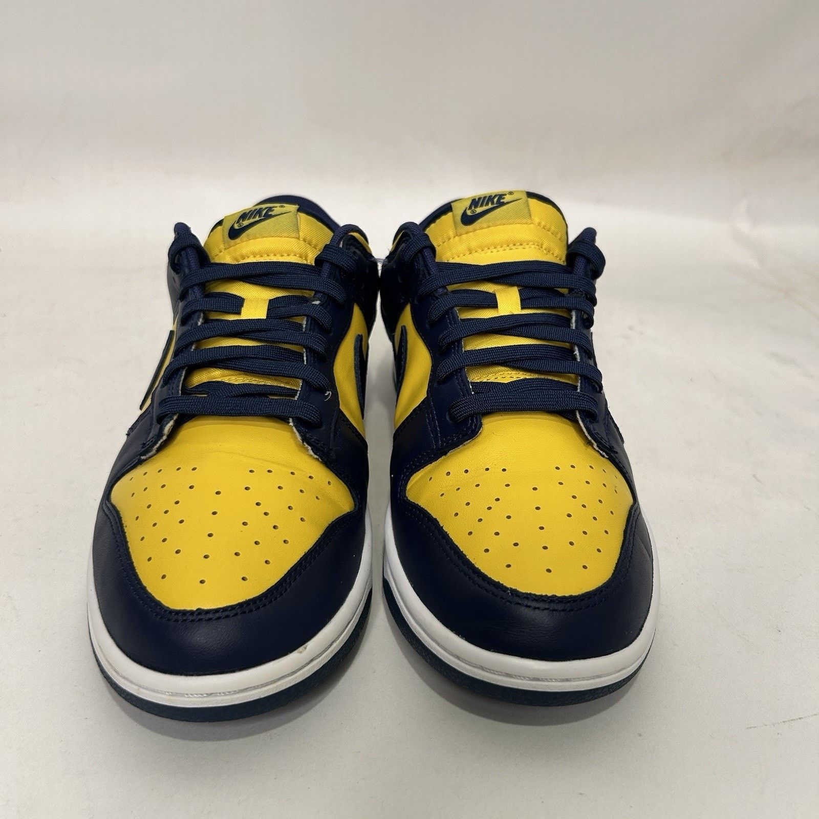 Nike Nike Dunk Low Retro “Michigan/Yellow Midnight Navy” Size US 11 / EU 44 - 2 Thumbnail