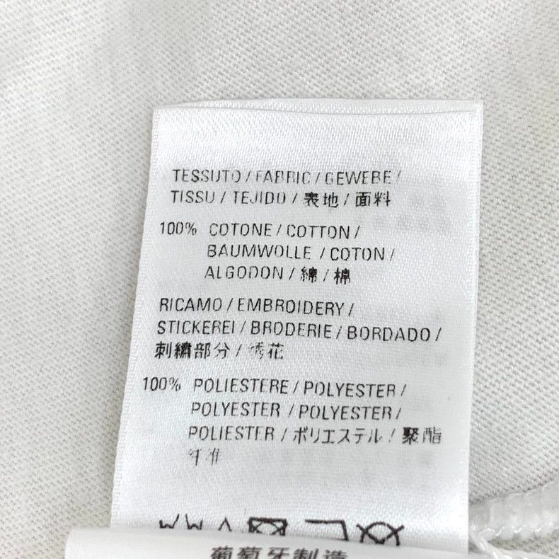 Balenciaga Balenciaga White logo monogram embroidered cotton crewneck Size US XS / EU 42 / 0 - 7 Thumbnail
